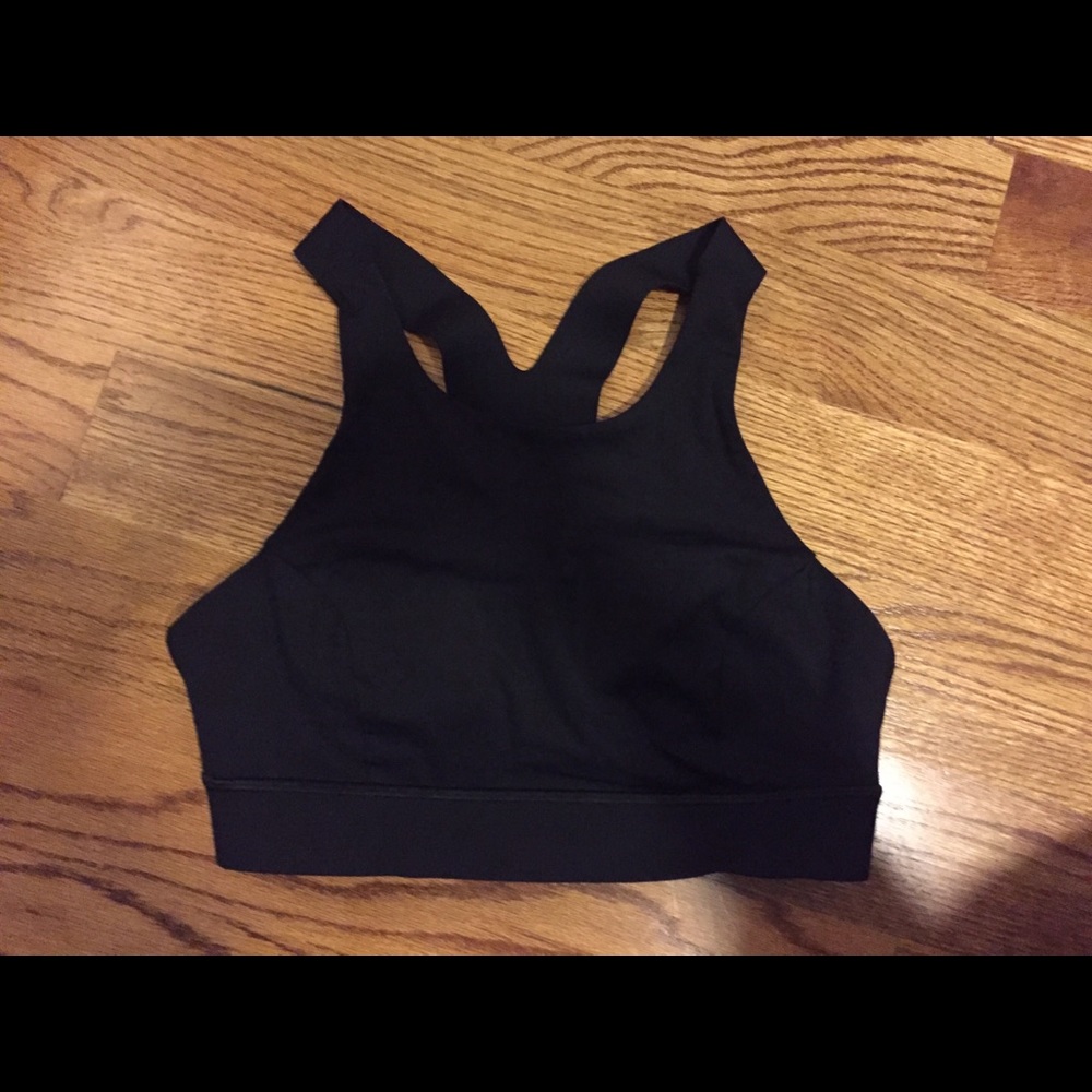Black Size 8 Lululemon Sports Bra
